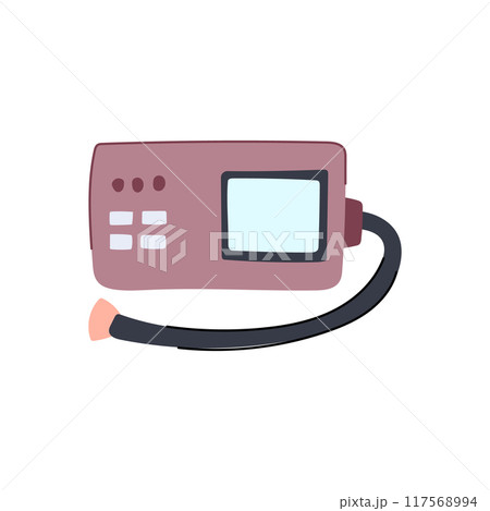 health spirometer cartoon vector illustration 117568994
