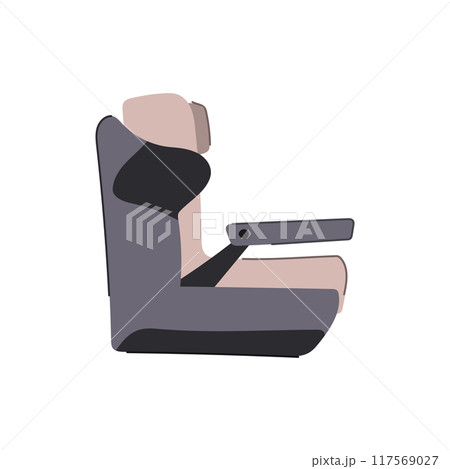 comfort seat airplane cartoon vector illustration 117569027
