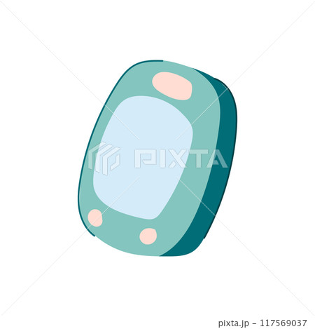 blood pulse oximeter cartoon vector illustration blood pulse oximeter cartoon vector illustration 117569037