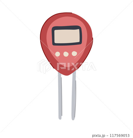 probe ph meter cartoon vector illustration 117569053