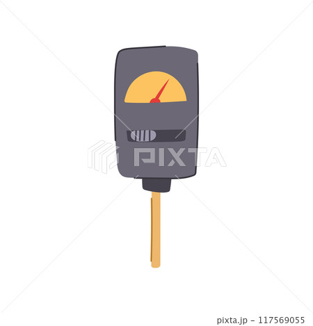 solution ph meter cartoon vector illustration 117569055