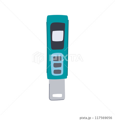 calibration ph meter cartoon vector illustration 117569056