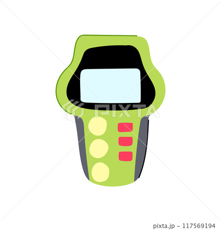 fault car diagnostic scanner cartoon vector illustration 117569194