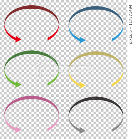回転矢印　ループ 117571494