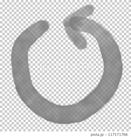 Watercolor counterclockwise arrow (gray) Watercolor counterclockwise arrow (gray) 117571766