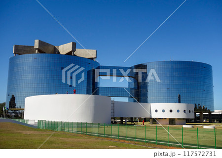 external view of Procuradoria Geral da Republica building, the attorneyship Office in Brasilia, Brazil external view of Procuradoria Geral da Republica building, the attorneyship Office in Brasilia, Brazil 117572731