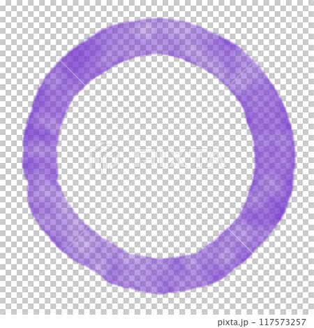 Watercolor-style circle (purple) 117573257
