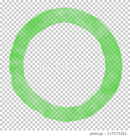 Watercolor-style circle (red) 117573261