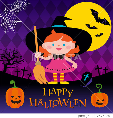ハロウィン・魔女 117573280