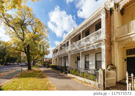 Swanston St in Parkville Australia Swanston St in Parkville Australia 117573572