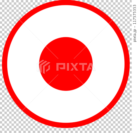 Webで使えるシンプルな録画ボタンベクターアイコン Webで使えるシンプルな録画ボタンベクターアイコン 117575353
