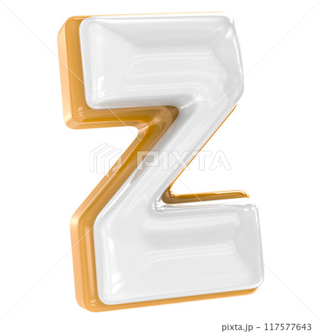 metal letter on white background metal letter on white background 117577643