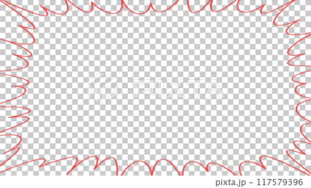 鋸齒狀水平紅線語音氣泡 - 簡單漫畫風格橫幅或框架材料 - 16:9 鋸齒狀水平紅線語音氣泡 - 簡單漫畫風格橫幅或框架材料 - 16:9 117579396