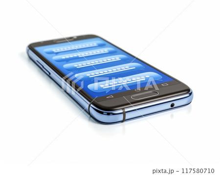 Chat Notification Popup on a Screen Chat Notification Popup on a Screen 117580710