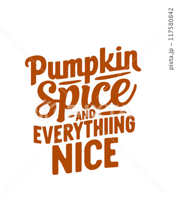 Fall autumn typography quotes templats 117580842