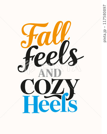 Fall autumn typography quotes templats Fall autumn typography quotes templats 117580897