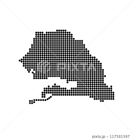 sinegal map icon 117581397