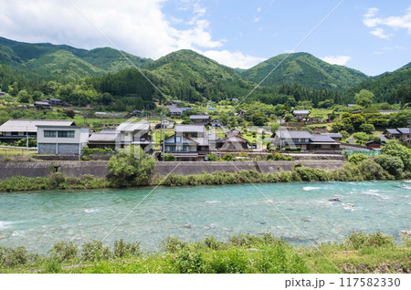 田舎の風景「馬瀬村・馬瀬川」 117582330
