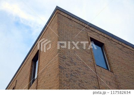 Modern Office Tower with Reflective Glass Facade Modern Office Tower with Reflective Glass Facade 117582634