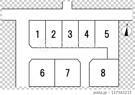 Real estate illustration for sale of houses for sale 117583215