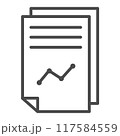 report vector icon flat simple 117584559
