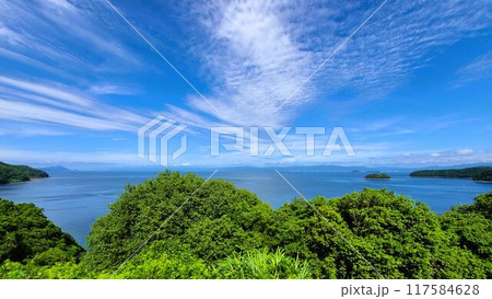 黒の瀬戸大橋と周辺の風景 117584628