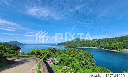 黒の瀬戸大橋と周辺の風景 黒の瀬戸大橋と周辺の風景 117584636