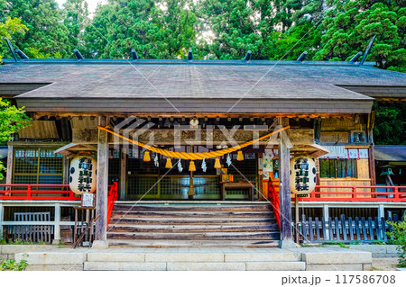 有明山神社拝殿 117586708