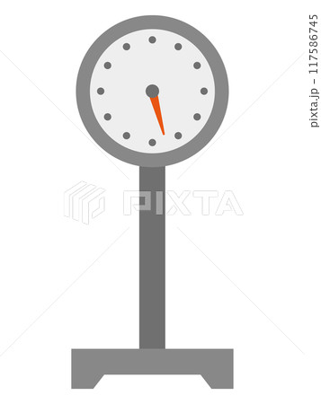 体重計のイラスト 体重計のイラスト 117586745