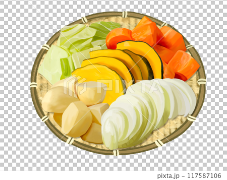 カット野菜(ザル付き) カット野菜(ザル付き) 117587106