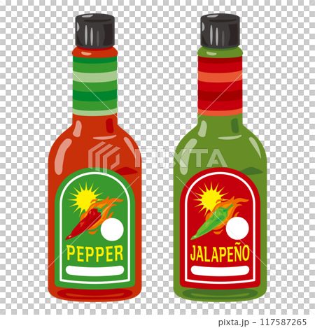 Bottled Tabasco and Jalapeño Sauce 117587265