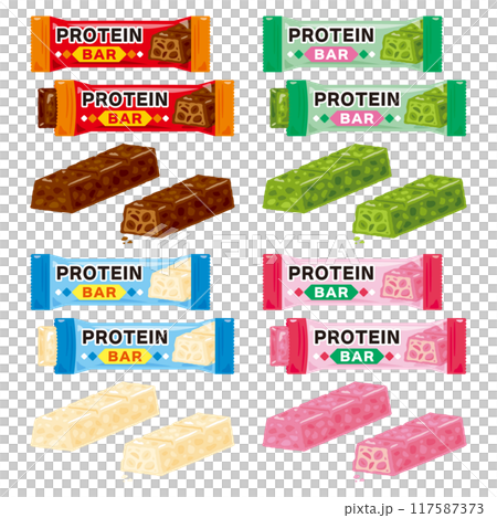 Protein bar set 1 117587373