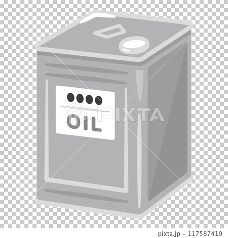 Oil in a 18 liter can 117587419