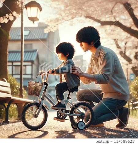 自転車練習 117589623