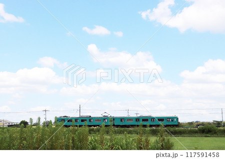 加古川線を走る電車(兵庫県 小野市) 加古川線を走る電車(兵庫県 小野市) 117591458