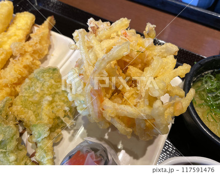 野菜のかき揚げ 天ぷらの定番おかず 117591476