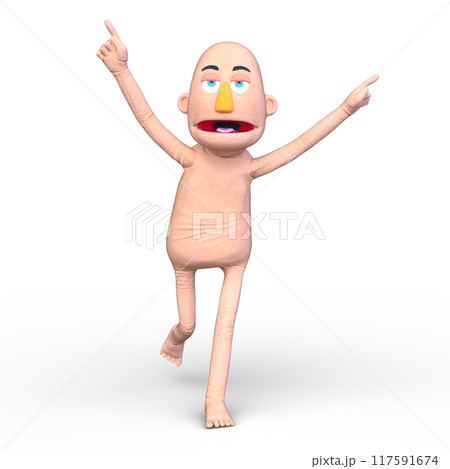 男性パペット 117591674