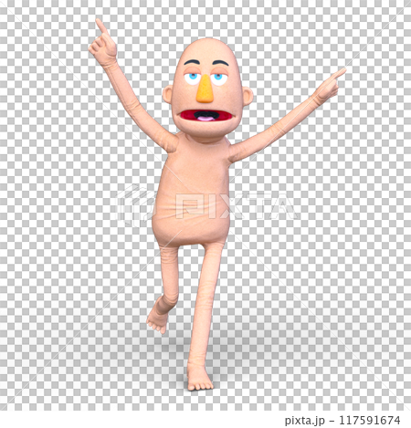 男性パペット 117591674