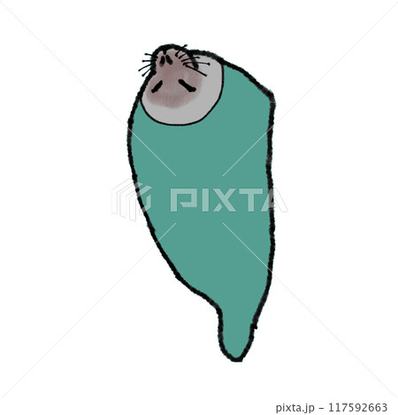 アザラシ 茶柱 アザラシ 茶柱 117592663