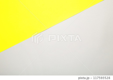 Trendy colors of 2021, yellow and gray abstract background 117593528