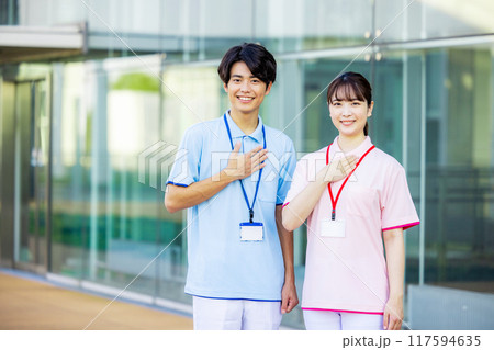 男女　介護福祉 117594635