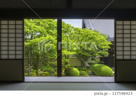妙顕寺　客殿から見える四海唱導の庭 117596423
