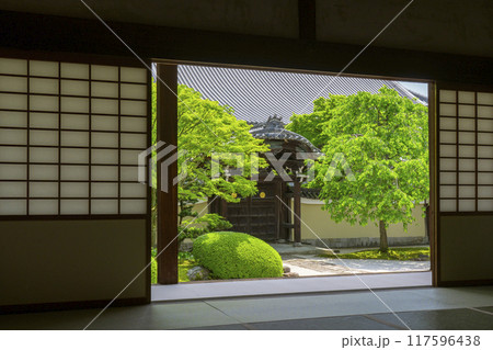 妙顕寺　客殿から見える四海唱導の庭 117596438