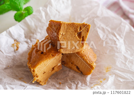 レンジで作るきな粉蒸しパン レンジで作るきな粉蒸しパン 117601822