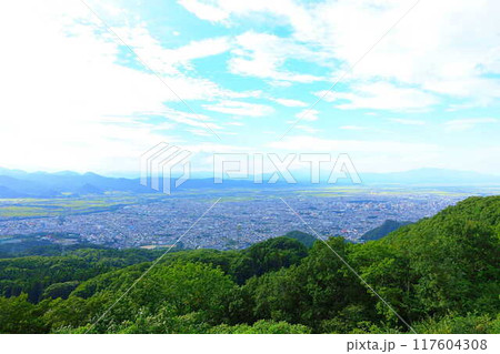 山形市全景 西蔵王公園 山形市全景 西蔵王公園 117604308