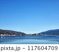 富士山と諏訪湖 117604709