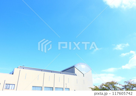 愛知県津島市、津島市文化会館の風景 愛知県津島市、津島市文化会館の風景 117605742