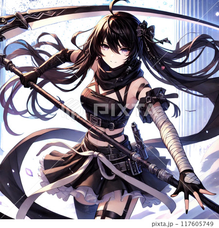 鎌を使う女戦士 鎌を使う女戦士 117605749