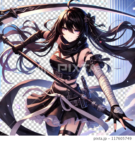 鎌を使う女戦士 鎌を使う女戦士 117605749