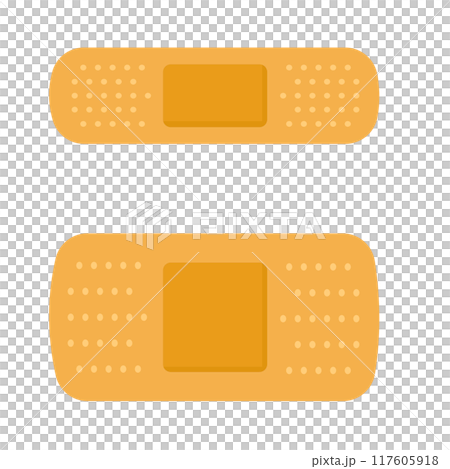 Illustration of a bandage Illustration of a bandage 117605918